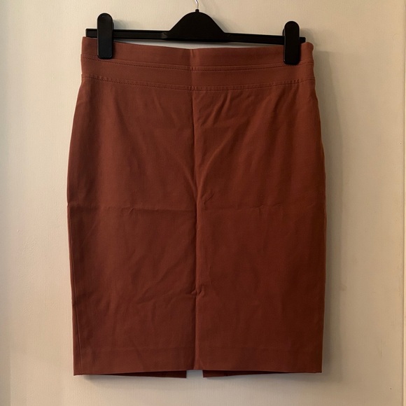 Brunello Cucinelli Terracotta Pencil Skirt